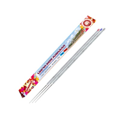 Триколор 300 мм. Бенгальские огни цветные купить в Чудово | chudovo.salutsklad.ru