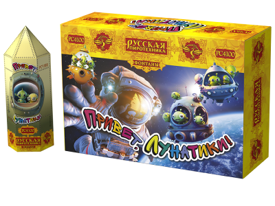 Привет, лунатики! Пиротехнический фонтан купить в Чудово | chudovo.salutsklad.ru