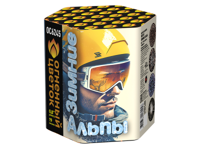 Зимние Альпы Батарея салютов купить в Чудово | chudovo.salutsklad.ru