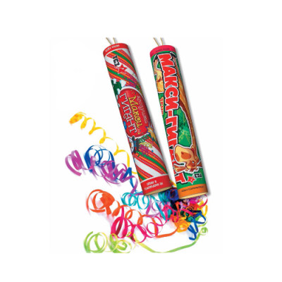 Макси-Гигант с серпантином Хлопушки купить в Чудово | chudovo.salutsklad.ru