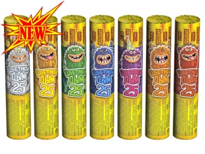 Цветной дым 25 Цветной дым купить в Чудово | chudovo.salutsklad.ru